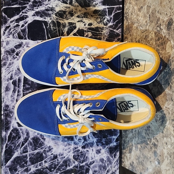 Vans Old Skool Royal Blue/Yellow - Picture 3 of 6
